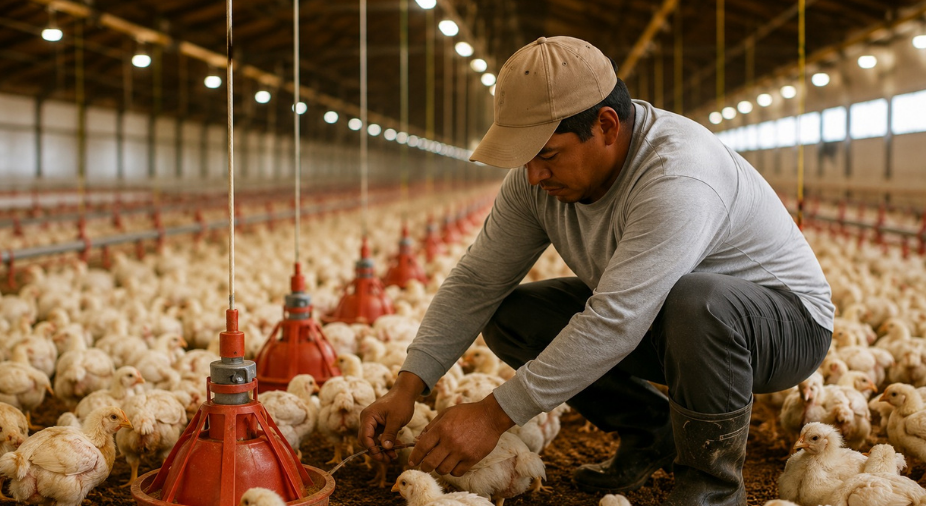 Producción de pollos de engorde